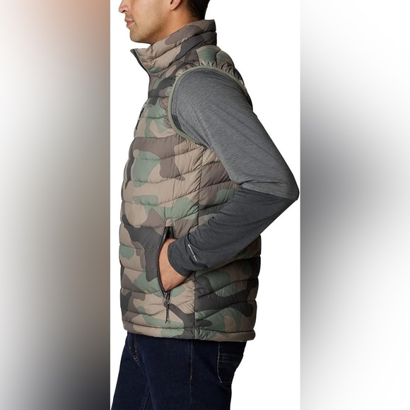 Columbia Mens Powder Lite Vest Camo NWT Size Small - Picture 3 of 9
